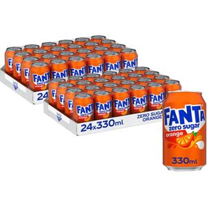 Fanta Orange Zero Sugar Fizzy Soft Drink Cans 330ml (48 Cans) Fanta Orange Zero Sugar Fizzy Soft Drink Cans 330ml (48 Cans)