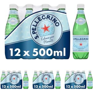 San Pellegrino Sparkling Natural Mineral Water 12x500ml (Pack of 4) San Pellegrino Sparkling Natural Mineral Water 12x500ml (Pack of 4)