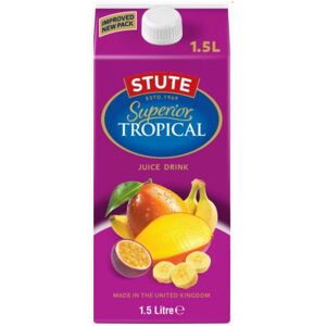 KidzBuzz Stute Tropical Juice Drink 1.5Ltr (Pack of 6) KidzBuzz Stute Tropical Juice Drink 1.5Ltr (Pack of 6)