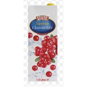 KidzBuzz Stute Cranberry Juice Drink 1.5Ltr (Pack of 8) KidzBuzz Stute Cranberry Juice Drink 1.5Ltr (Pack of 8)