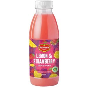 KidzBuzz Del Monte Lemon & Strawberry Juice drink 500ml (Pack of 12) KidzBuzz Del Monte Lemon & Strawberry Juice drink 500ml (Pack of 12)