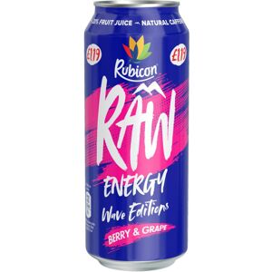 Rubicon Raw Energy Wave Editions Berry & Grape 500ml (Pack of 12) Rubicon Raw Energy Wave Editions Berry & Grape 500ml (Pack of 12)