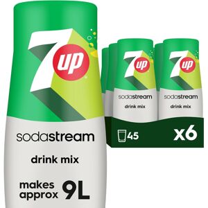 SodaStream Flavours 7Up Sparkling Drink Mix Original Soda with Natural Lemon & L SodaStream Flavours 7Up Sparkling Drink Mix Original Soda with Natural Lemon & L