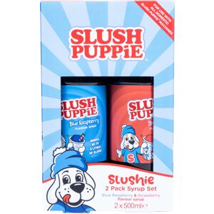 Fizz Creations Slush Puppie Syrup Pack of 2 Flavours. Includes Iconic Blue Raspberry & Strawber Fizz Creations Slush Puppie Syrup Pack of 2 Flavours. Includes Iconic Blue Raspberry & Strawber