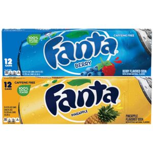 Fanta Berry & Pineapple Flavoured Soft Drink 355ml - 12-Can Pack Fanta Berry & Pineapple Flavoured Soft Drink 355ml - 12-Can Pack