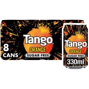 Tango Orange Sugar Free 330ml (Pack of 8) Tango Orange Sugar Free 330ml (Pack of 8)