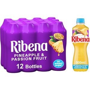 Ribena Pineapple and Passion Fruit Juice Drink No Added Sugar 500ml Multipack of Ribena Pineapple and Passion Fruit Juice Drink No Added Sugar 500ml Multipack of