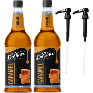 Davinci Gourmet DaVinci SUGAR FREE Caramel 1L (1000ML) Syrup for Coffee & Drinks with Pumps. (Pa Davinci Gourmet DaVinci SUGAR FREE Caramel 1L (1000ML) Syrup for Coffee & Drinks with Pumps. (Pa