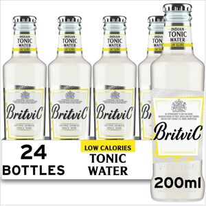 Britvic Indian Tonic Water - Low Calorie Drink - Pack of 24 x 200ml Britvic Indian Tonic Water - Low Calorie Drink - Pack of 24 x 200ml