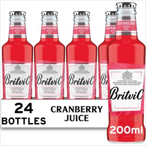 Britvic Cranberry Juice - Expertly Blended Drink - Pack of 24 x 200ml Britvic Cranberry Juice - Expertly Blended Drink - Pack of 24 x 200ml