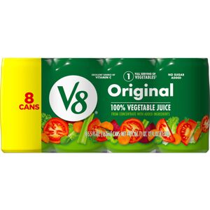 V8 Original 100% Vegetable Juice, 5.5 Ounce Can, 8 Count V8 Original 100% Vegetable Juice, 5.5 Ounce Can, 8 Count