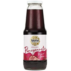 Biona Organic Pomegranate Juice 1L, Pack of 6 - Pure, Pressed Fruit Juice - Fres Biona Organic Pomegranate Juice 1L, Pack of 6 - Pure, Pressed Fruit Juice - Fres