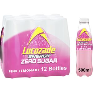 Lucozade Energy Zero Sugar Drink 500ml (Pack of 12) Lucozade Energy Zero Sugar Drink 500ml (Pack of 12)