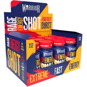 Warrior Rage Energy Shots - Pre Workout Shot Drink 12 x 60ml - RTD Fuel Juice Su Warrior Rage Energy Shots - Pre Workout Shot Drink 12 x 60ml - RTD Fuel Juice Su