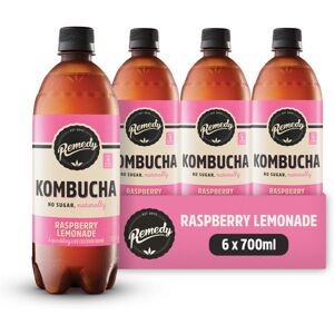 Remedy Kombucha Tea - Raspberry Lemonade - Sparkling Live Cultured Drink - Natur Remedy Kombucha Tea - Raspberry Lemonade - Sparkling Live Cultured Drink - Natur