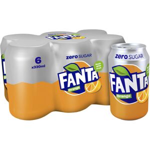 Fanta Orange Zero 6 x 330 ml Fanta Orange Zero 6 x 330 ml