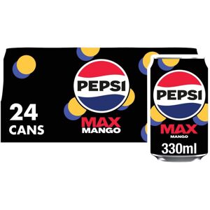 Pepsi Max Mango 330ml Pack of 24 Pepsi Max Mango 330ml Pack of 24