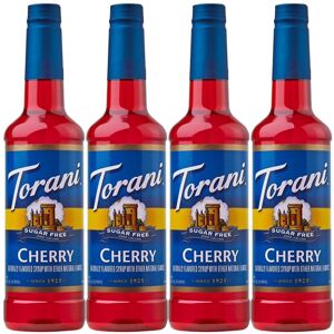 Torani Sugar Free Cherry Syrup Gift Set 4 x 750ml Zero Calorie Flavouring Torani Sugar Free Cherry Syrup Gift Set 4 x 750ml Zero Calorie Flavouring