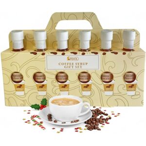 Sedol Luxury Coffee Syrup Gift Set – 6 Flavoured Coffee Syrups in Festive Gift Bo Sedol Luxury Coffee Syrup Gift Set – 6 Flavoured Coffee Syrups in Festive Gift Bo