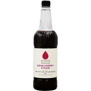 Simply Sour Cherry Plum Winter Warmer Syrup Vegan and Nut Free Flavoured S Simply Sour Cherry Plum Winter Warmer Syrup Vegan and Nut Free Flavoured S