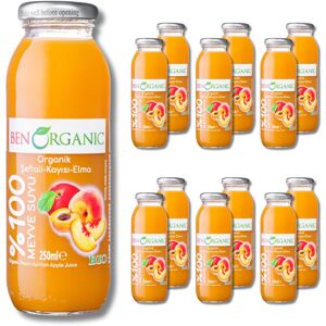 BenOrganic Organic Peach Apricot Apple Juice – Glass Bottles 12 x 250ml 10 BenOrganic Organic Peach Apricot Apple Juice – Glass Bottles 12 x 250ml 10