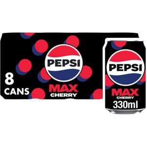 Pepsi Max Cherry Maximum Cherry Cans 8 x 330ml Pepsi Max Cherry Maximum Cherry Cans 8 x 330ml