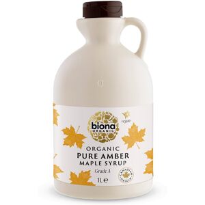 Biona Organic Maple Syrup 1L - Amber, Biona Organic Maple Syrup 1L - Amber,
