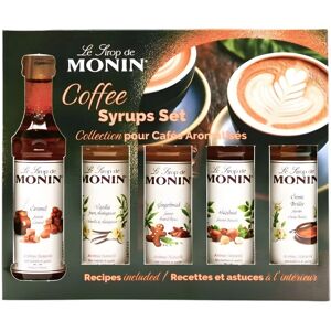 ABL Supplies Monin Coffee Syrup Gift Set – 5 x 5cl Mini Bottles – Vanilla Caramel Hazeln ABL Supplies Monin Coffee Syrup Gift Set – 5 x 5cl Mini Bottles – Vanilla Caramel Hazeln