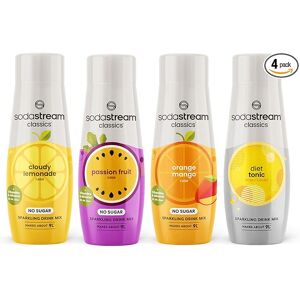 SodaStream Sugar Free Syrup 440ml Lemon Passionfruit Orange & Mango Tonic SodaStream Sugar Free Syrup 440ml Lemon Passionfruit Orange & Mango Tonic