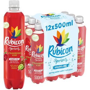 Rubicon Spring 12 Pack Strawberry Kiwi, Sparkling Spring Water with Real Fruit J Rubicon Spring 12 Pack Strawberry Kiwi, Sparkling Spring Water with Real Fruit J