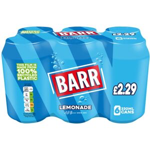 Barr Lemonade 330ml (Pack of 24) Barr Lemonade 330ml (Pack of 24)