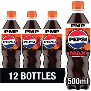 Pepsi Max Tropical Bottle 500ml (Pack of 6) Pepsi Max Tropical Bottle 500ml (Pack of 6)