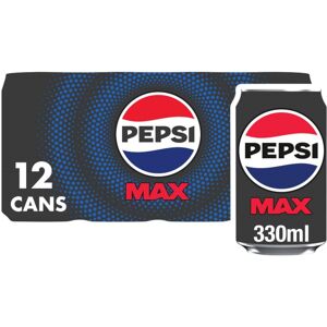 Pepsi Max Cans, 12 x 330ml Pepsi Max Cans, 12 x 330ml