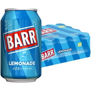 BARR 24 Pack Perfect Lemonade, Lemon Flavoured Fizzy Drink, Sparkling Fizzy Pop, BARR 24 Pack Perfect Lemonade, Lemon Flavoured Fizzy Drink, Sparkling Fizzy Pop,