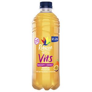 Rubicon Spring Vits Passion 500ml (Pack of 12) Rubicon Spring Vits Passion 500ml (Pack of 12)