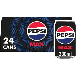 Pepsi Max No Sugar Cola Cans 24 x 330ml Pepsi Max No Sugar Cola Cans 24 x 330ml