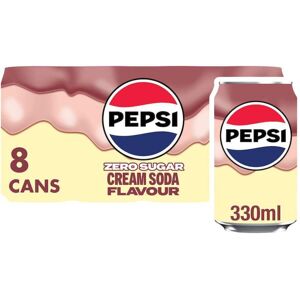Pepsi Treats Cream Soda, 8 x 330ml Pepsi Treats Cream Soda, 8 x 330ml