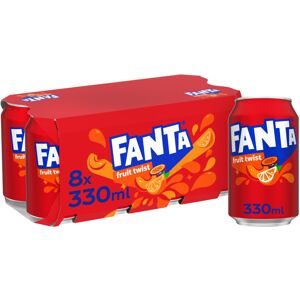 Fanta Fruit Twist 8 x 330ml Cans Fanta Fruit Twist 8 x 330ml Cans