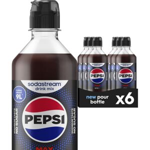 SodaStream Flavours Pepsi Max Sparkling Drink Mix Soda Fizzy Drink Maker Concentrate SodaStream Flavours Pepsi Max Sparkling Drink Mix Soda Fizzy Drink Maker Concentrate