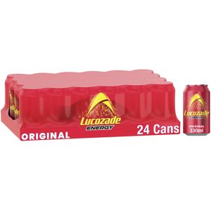 Lucozade Energy Drink Original 330 ml Pack of 24 Lucozade Energy Drink Original 330 ml Pack of 24