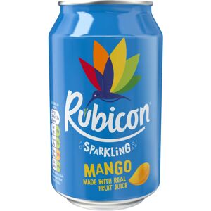 Rubicon 24 Pack Sparkling Mango Flavoured Fizzy Drink with Real Fruit Rubicon 24 Pack Sparkling Mango Flavoured Fizzy Drink with Real Fruit