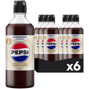 SODASTREAM Concentrate Drink - Pepsi Zero Caffeine - Up to 9 L - For Sparkling W SODASTREAM Concentrate Drink - Pepsi Zero Caffeine - Up to 9 L - For Sparkling W