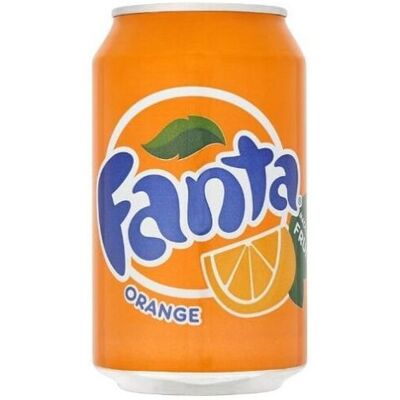 Coca Cola 330 ml Fanta Orange Cans (24 x 330ml) Coca Cola 330 ml Fanta Orange Cans (24 x 330ml)