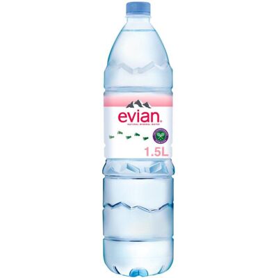 Evian Still Water - 6 Bottles - 1.5L - Mineral Water Evian Still Water - 6 Bottles - 1.5L - Mineral Water