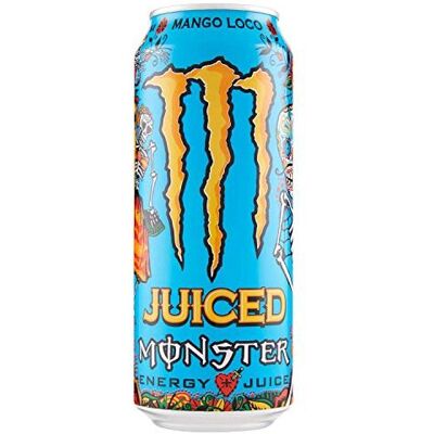Monster Cable 24x Monster Energy Juiced Mango Loco Energy Drink Mixture of Exotic juices 500ml Monster Cable 24x Monster Energy Juiced Mango Loco Energy Drink Mixture of Exotic juices 500ml