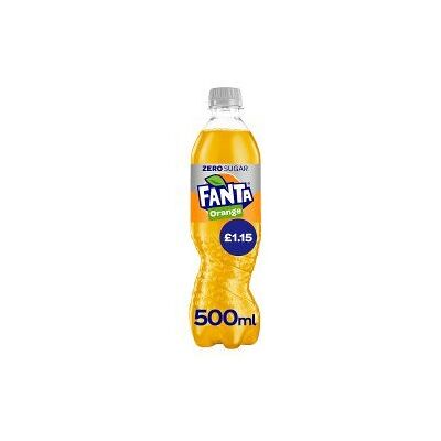 Fanta Orange Zero 12 x 500ml (Pack of 12) Fanta Orange Zero 12 x 500ml (Pack of 12)
