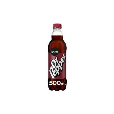 Dr Pepper 12 x 500ml (Pack of 12) Dr Pepper 12 x 500ml (Pack of 12)