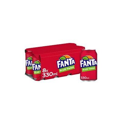 Fanta Fruit Twist 8 x 330ml (Pack of 3) Fanta Fruit Twist 8 x 330ml (Pack of 3)