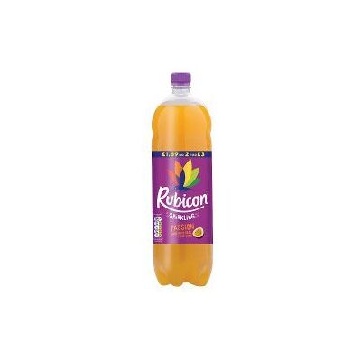 Rubicon Sparkling Passion Fruit Juice Drink 2L (Pack of 6) Rubicon Sparkling Passion Fruit Juice Drink 2L (Pack of 6)