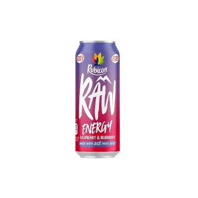 Rubicon Raw Energy Raspberry & Blueberry 500ml (Pack of 12) Rubicon Raw Energy Raspberry & Blueberry 500ml (Pack of 12)